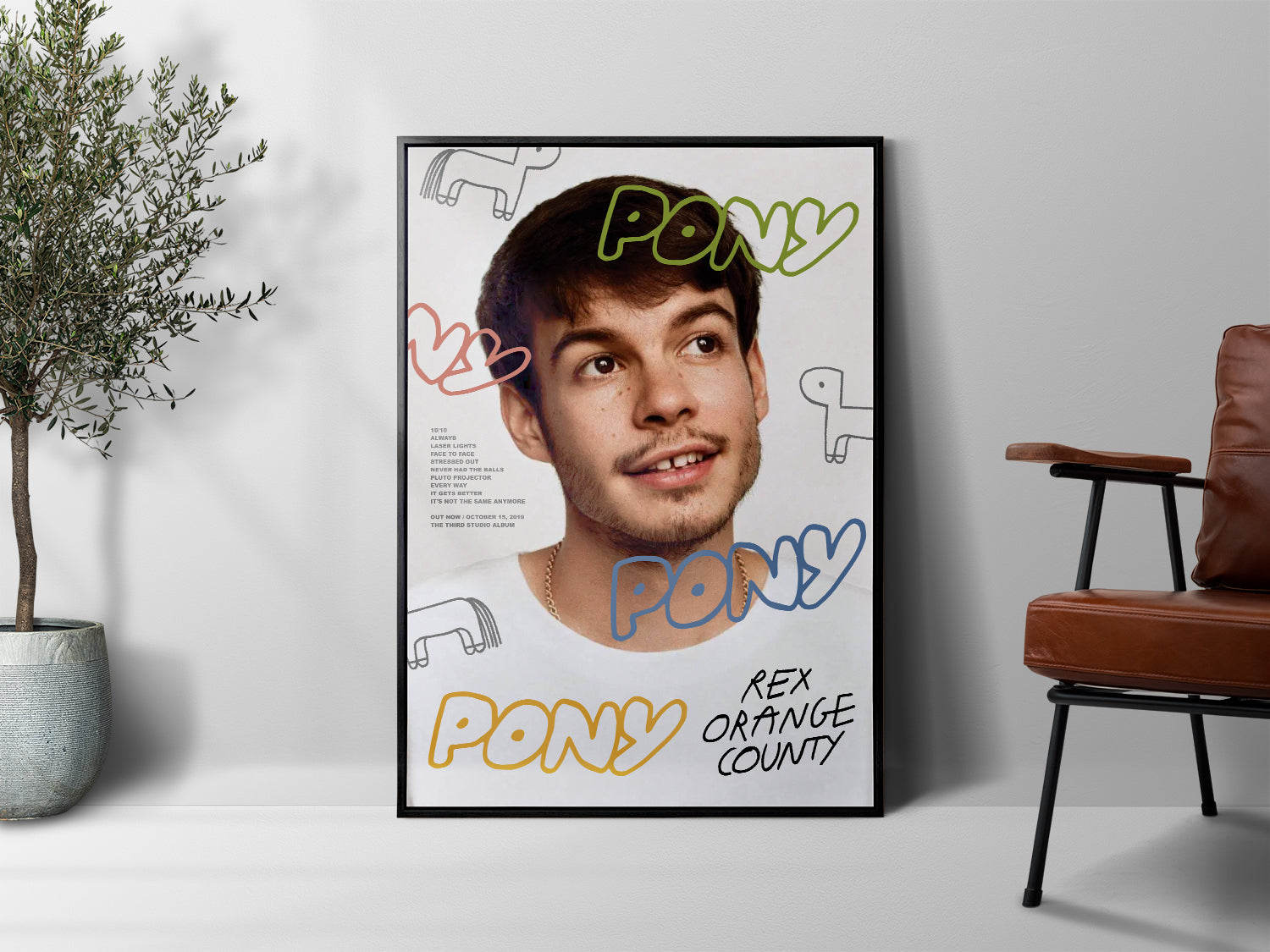Rex Orange County 'Pony' Poster – The Indie Planet