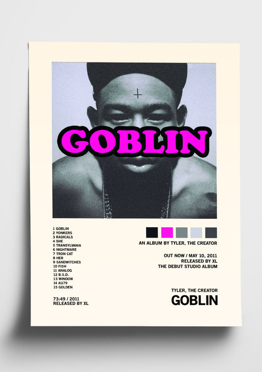 Tyler, the Creator 'IGOR' Tracklist Poster – The Indie Planet