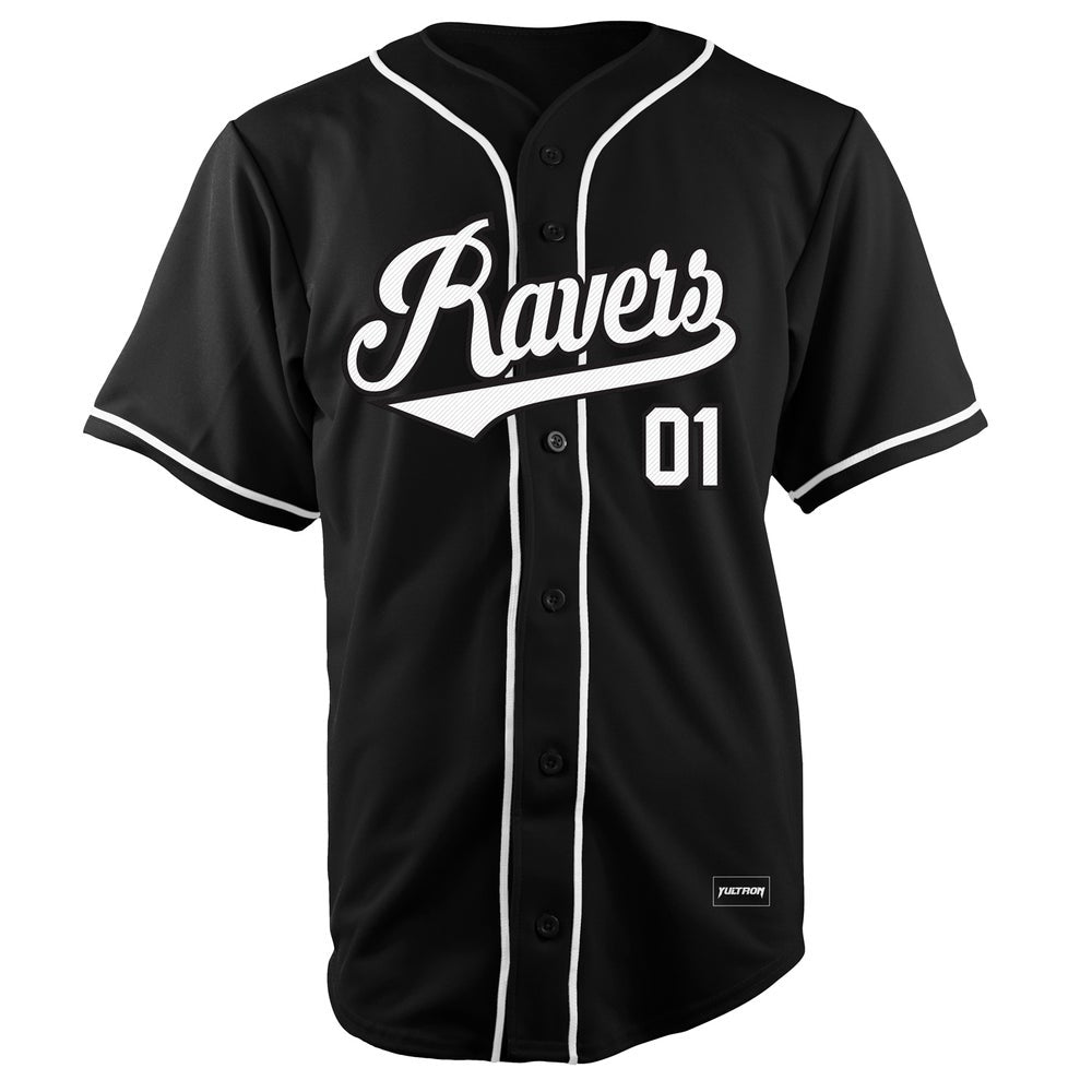 cheap black baseball jersey