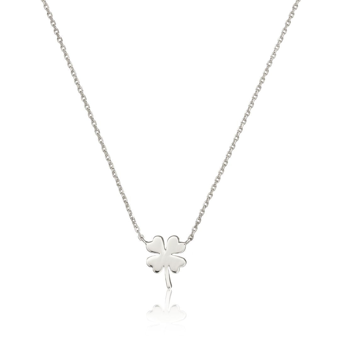 Silver Clover Necklace