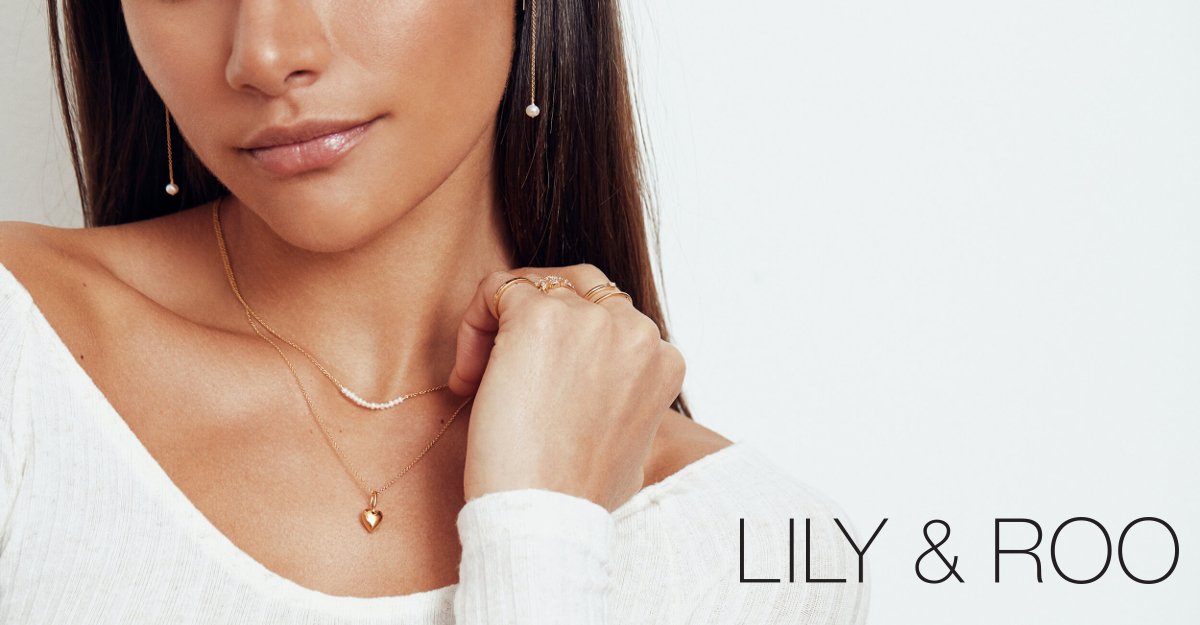 Lily Roo Stunning Pearl Pave And Personalised Jewellery