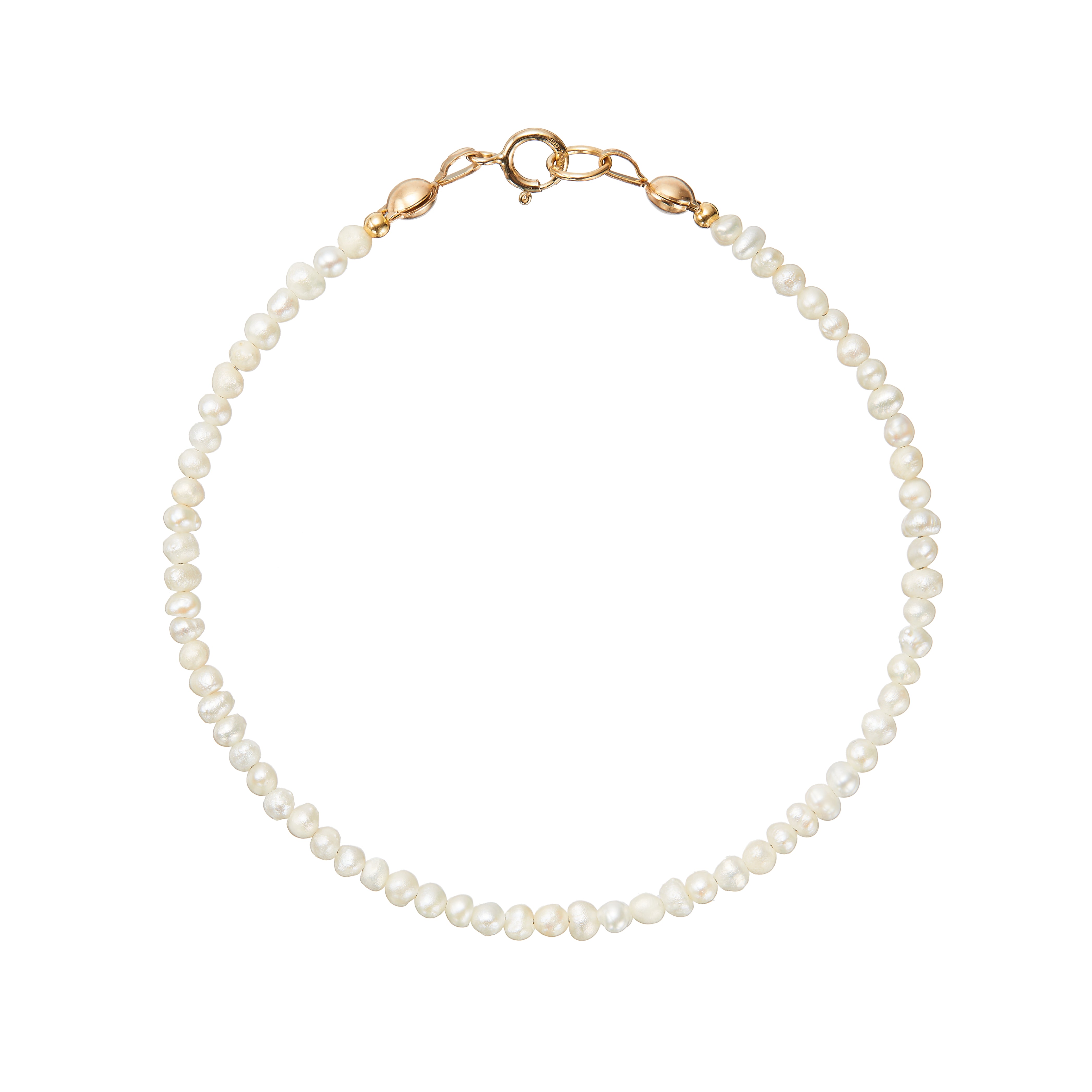 Gold Small Pearl Bracelet