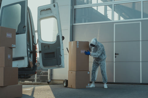 Man wearing a PPE