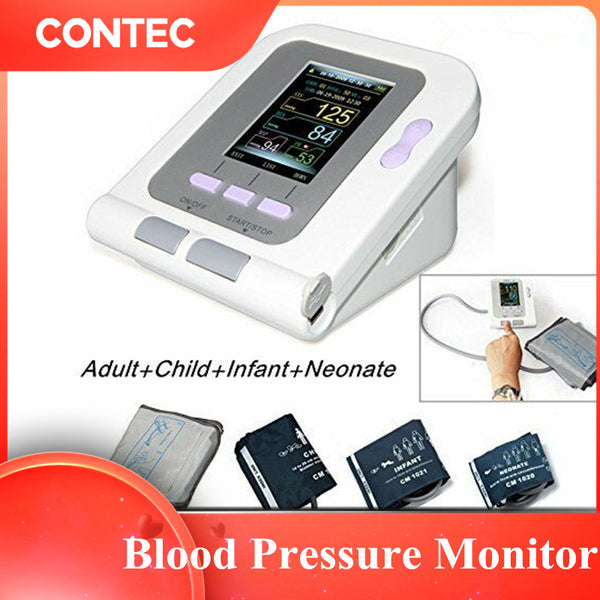 Ambulatory Blood Pressure Monitor NIBP Holter USB Software 24 Hour Record,2  cuff