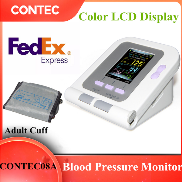 Digital Blood Pressure Monitor upper Arm NIBP Machine Adult/ Pediatric  cuffs FDA