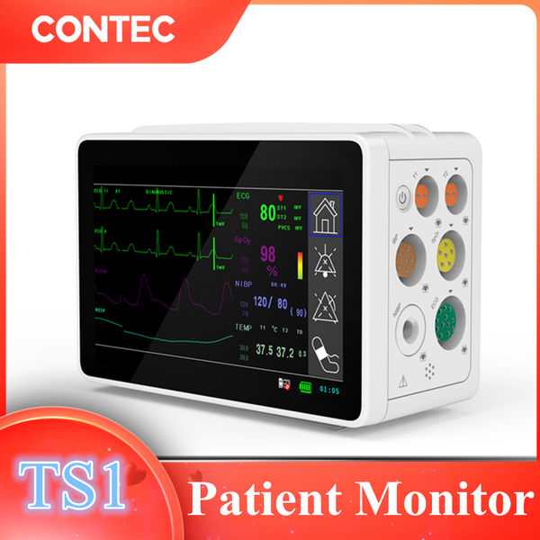 Portable Vital Signs Monitor for ECG, Oxygen & Blood Pressure