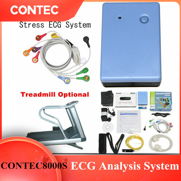 CONTEC CONTEC8000GW ECG Workstation System,Portable 12-lead Resting PC