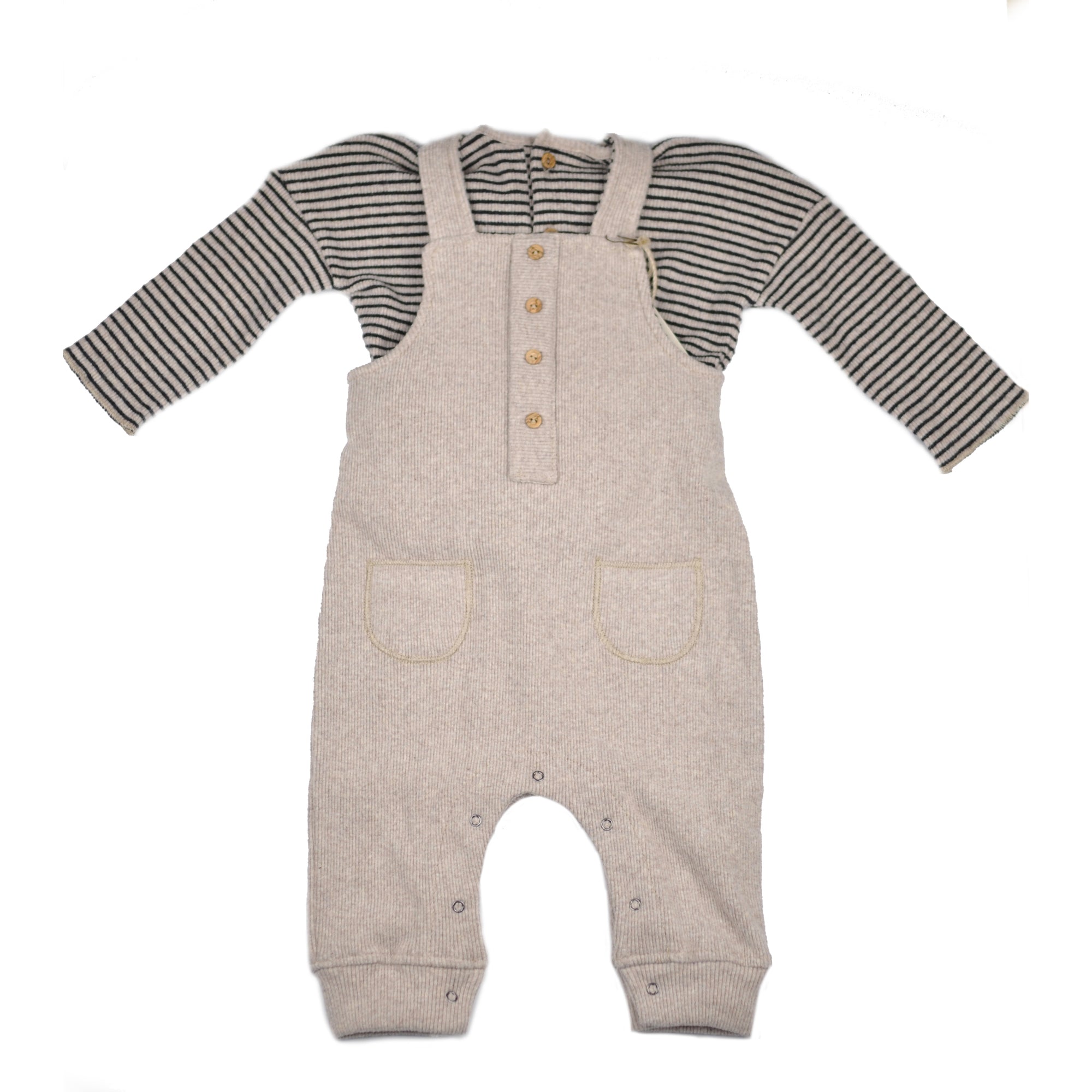 baby boy dungaree set