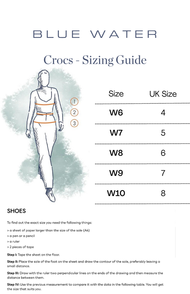 Crocs size guide