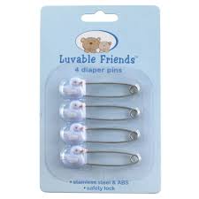 Diaper Pins by Luvable Friends 