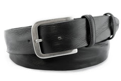 Mens Black Vintage Style Belt