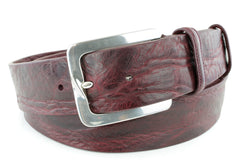 Burgundy Casual Mens Belt