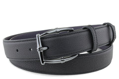 Novak Black Womens bamboo Buckle Belt