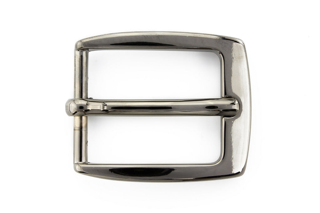 Gunmetal classic prong buckle 25mm 