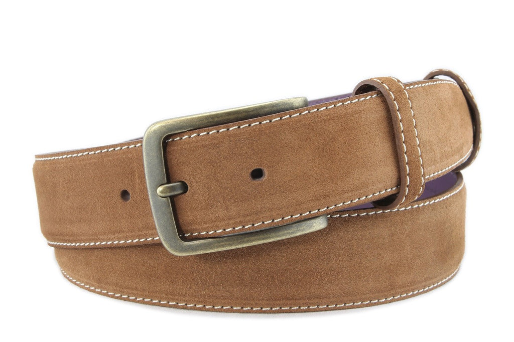 Tan Suede Belt For Men, Great For 