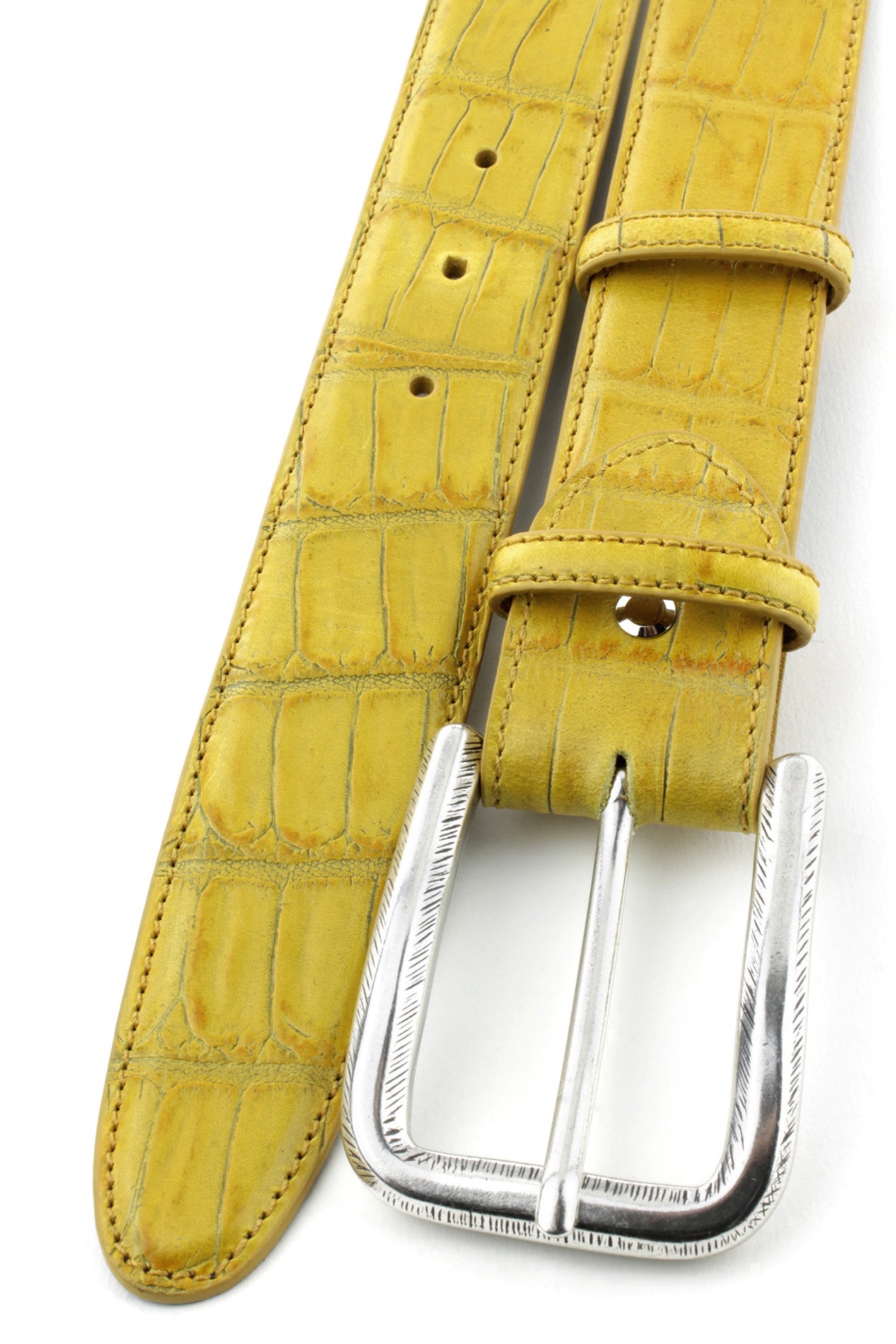 Download Sunflower mock alligator belt | Elliot Rhodes