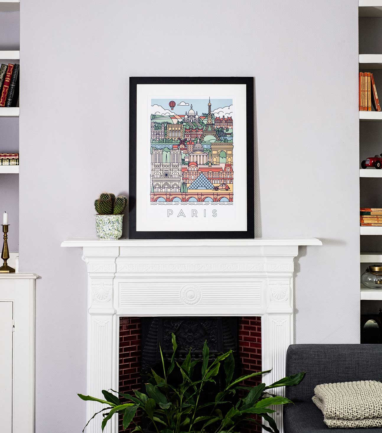 Graphical Poster of Paris – Great Little Print Store