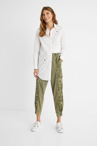 Camoflower cargo trousers – Desigual Toronto