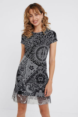 Floral mesh dress – Desigual Toronto