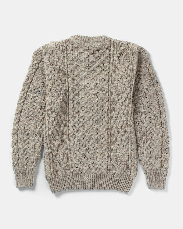 Aran Woollen Mills Traditional Celtic Men Worsted Wool Sweater