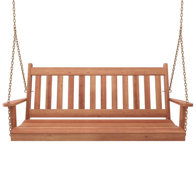 Keystone Amish Co. 6 Foot Franklin Red Cedar Porch Swing without Cup Holders