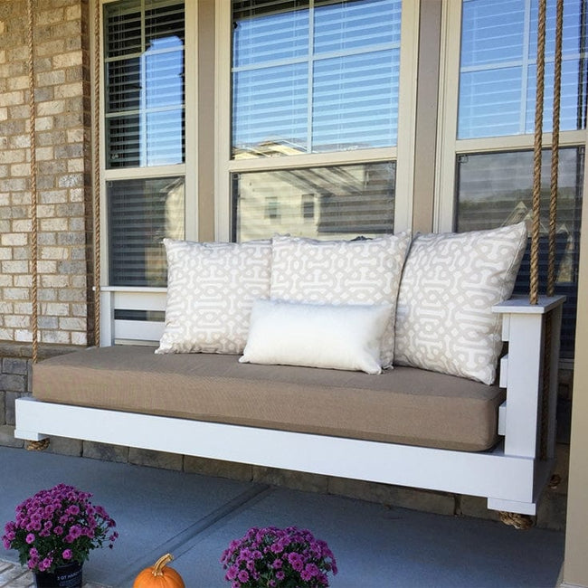 Lowcountry Swing Beds Crib, Teak, Unfinished, The Sullivan's Island Daybed Swing