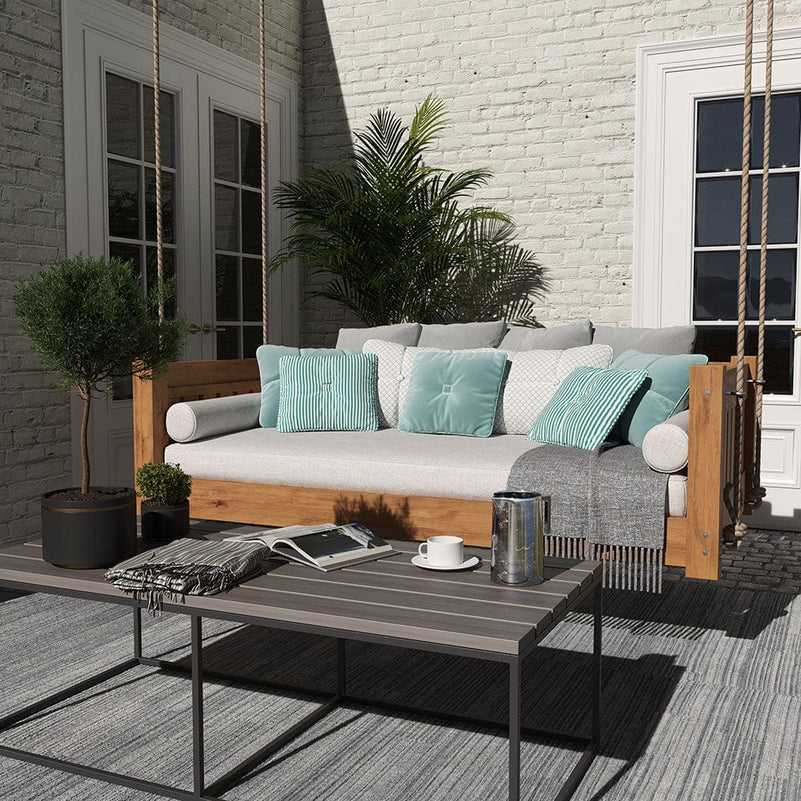 Lone Star Swing Co. The Austin Red Cedar Full Daybed Swing