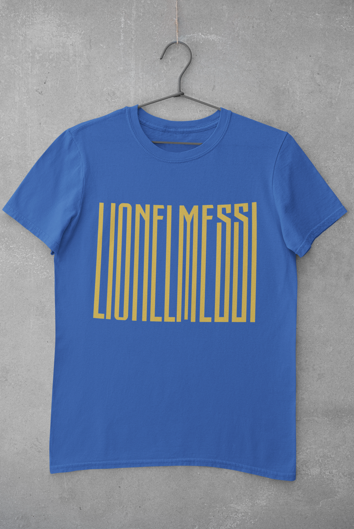 Messi Women Half Sleeves T-shirt- FashionRazor Blue / M