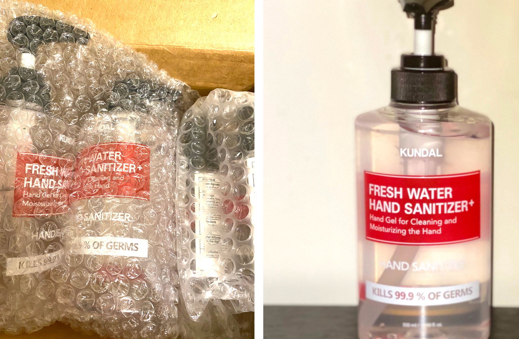 safe hand sanitizer delivered from amazon