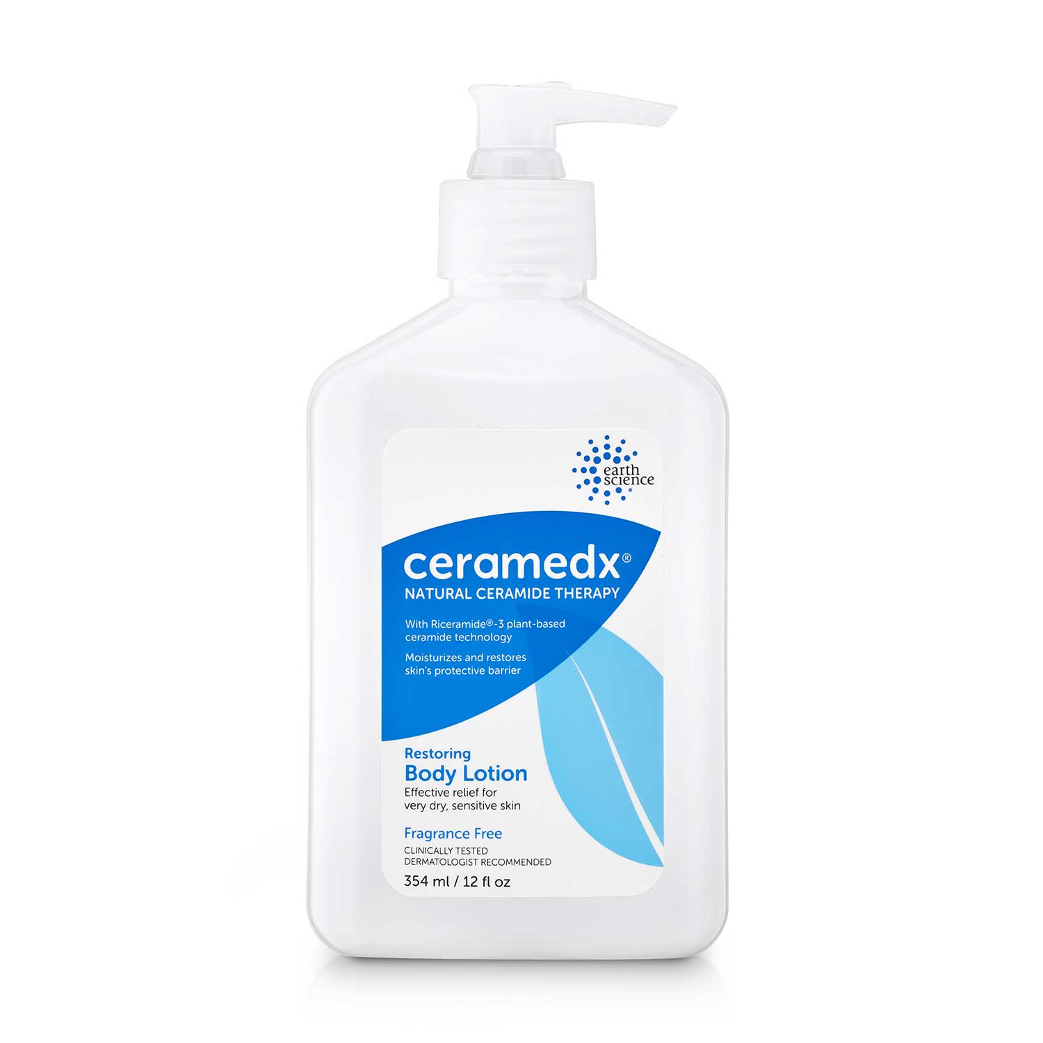 ceramedx restoring body lotion 12 oz.