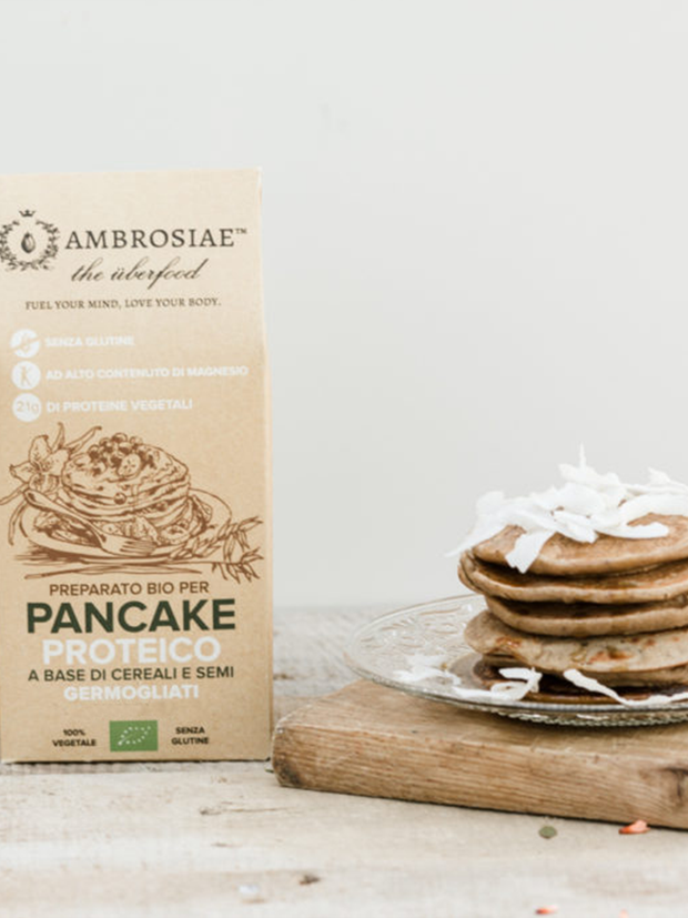 Preparato pancake proteico farina di mandorle PerfectBio - Ambrosaie –  Ambrosiae