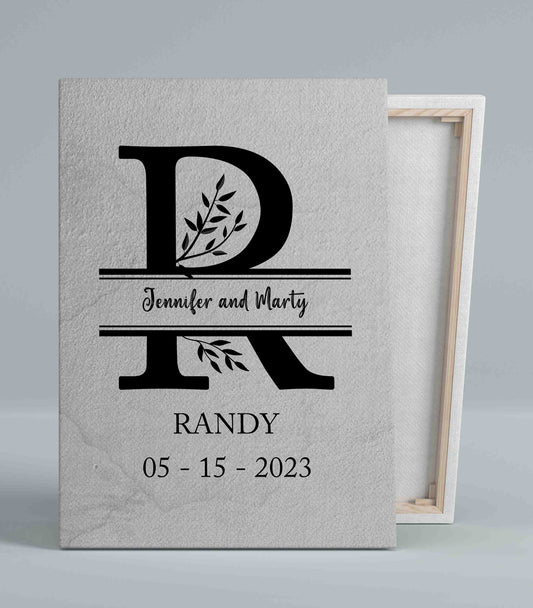 Personalized Wooden Plaque With Family Name And Photo – Canvasgiftco