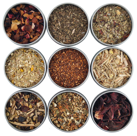 Herbal 9 Loose Leaf Tea Sampler | Heavenly Tea Leaves