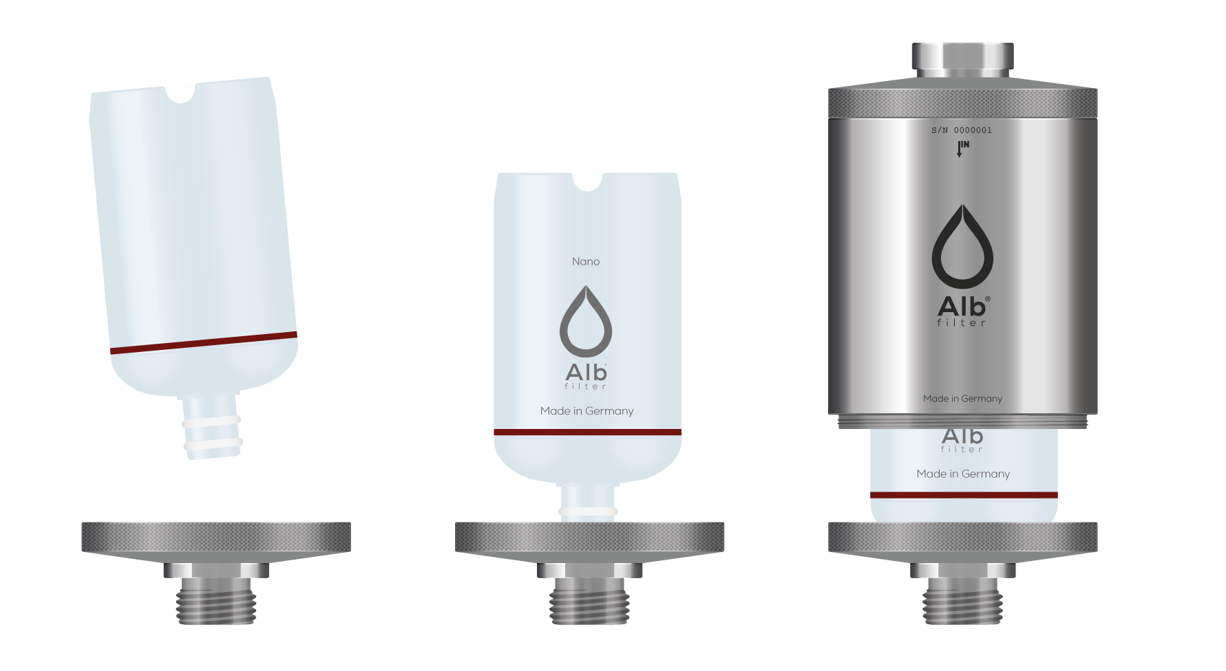 Alb - Nano Wasserfilter Ersatzkartusche
