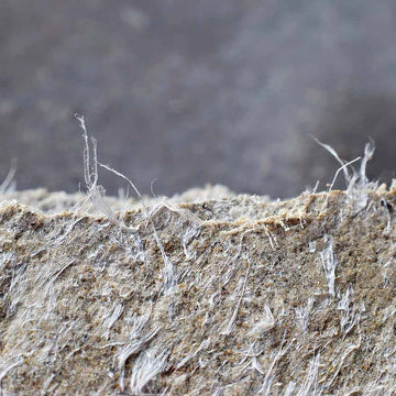 Asbest Fasern in der Nahaufnahme