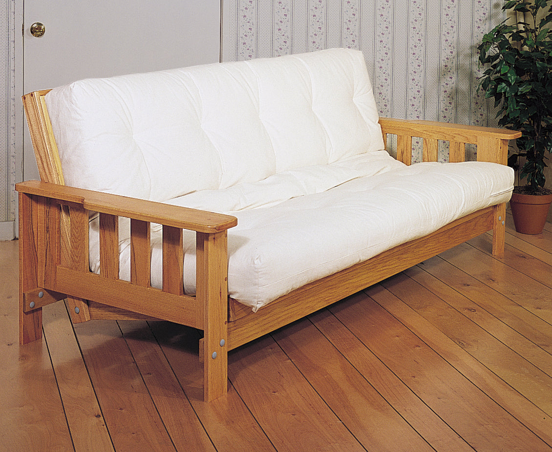 make your own futon from twin mattresses