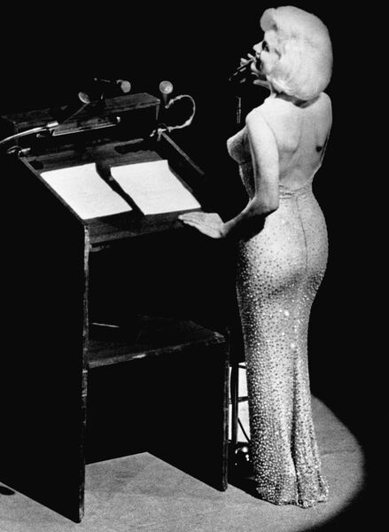 La chanteuse Maryline Monroe