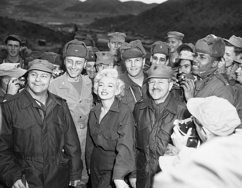 Marilyn Monroe avec les Marines