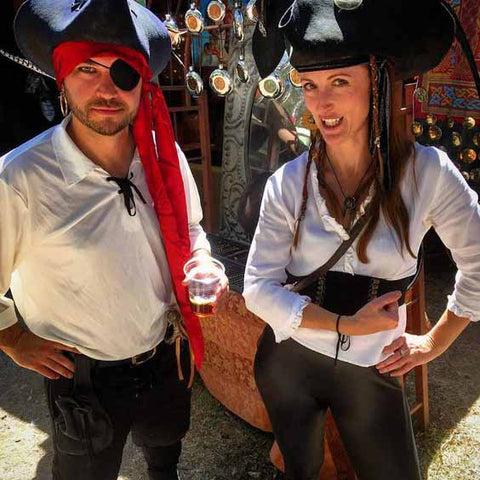 pirate des caraibes couple déguisement pas cher