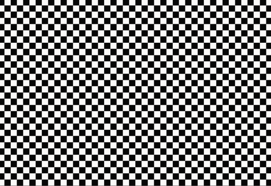 Checkered black and white – 618 area vinyl