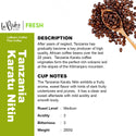 LEBISTRO Essence (Limited Edition) Freshly Roasted Coffee Beans, Tanzania Karatu Nitin, 200 G - BUNAMARKET
