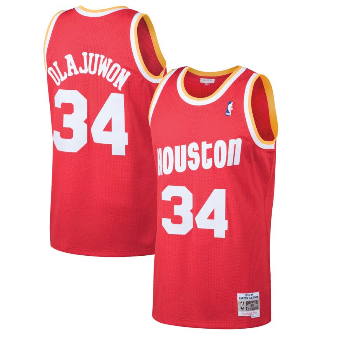 olajuwon rockets jersey