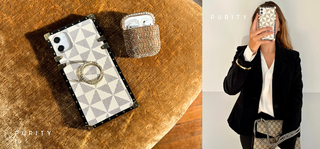 Checkered iPhone 14 Pro Max Case "Excelsior" by PURITY