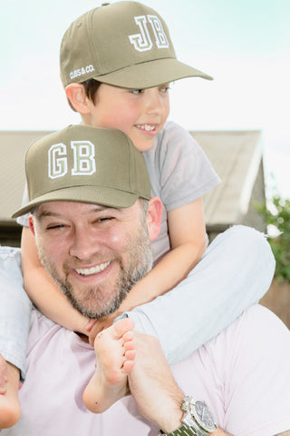 best matching father and son custom hats