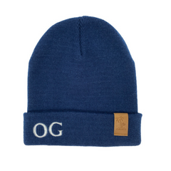 cubs and co personalised navy beanie