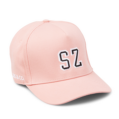 cubs and co personalised pink hat with initials