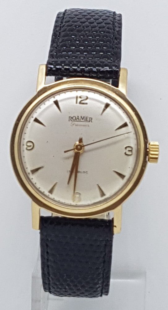 Roamer Premier 9ct Gold Dress Watch 1962 | Antique Watch Co
