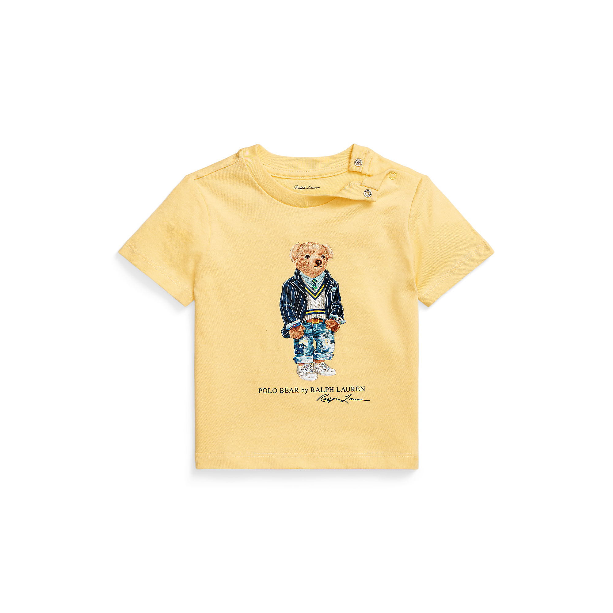 Ralph Lauren - Yellow Teddy Baby T-Shirt – Village Kids