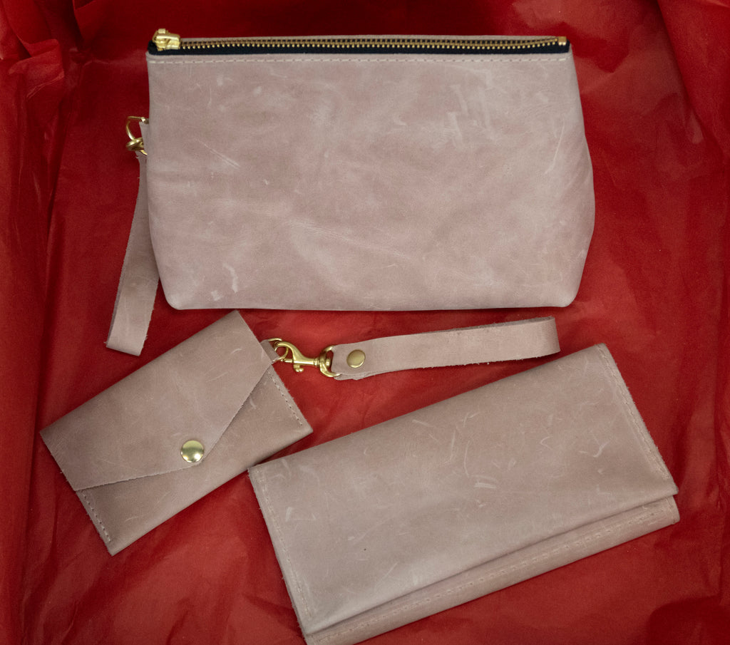 The Kerry Noël Blush Crossbody Tote is the perfect Luxury Leather Bag to gift your girlfriend!