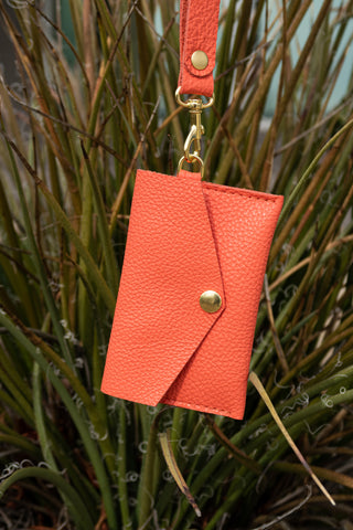 The Coral Snap Card Case Wallet by Kerry Noël is the perfect gift for mom in 2021!